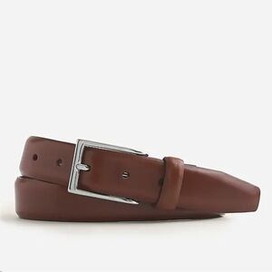 J crew Italian leather dress belt english tan brown